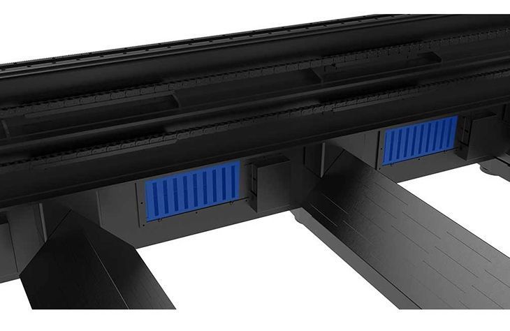 M&aacute;quina de corte por l&aacute;ser de l&aacute;minas de plataforma de intercambio
