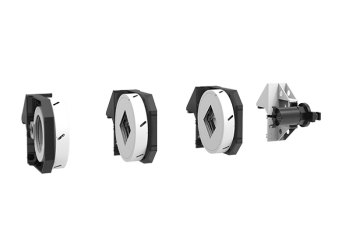 Estructura de cuatro mandriles