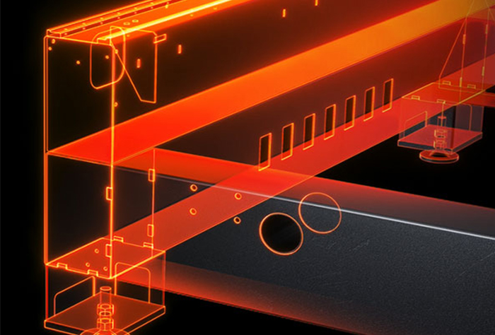 Cuerpo de lecho soldado de mortaja y espiga de alta resistencia