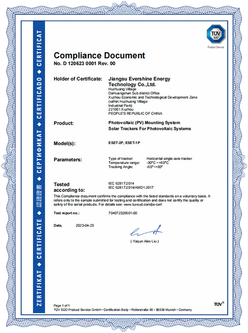 Certificado T&Uuml;V