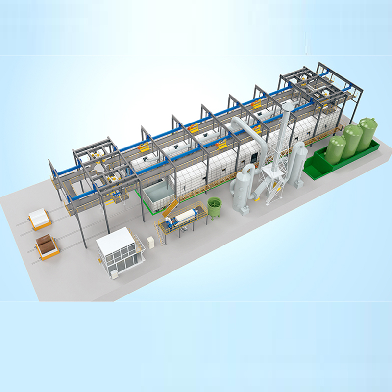 L&iacute;nea de decapado y fosfatado de alambr&oacute;n